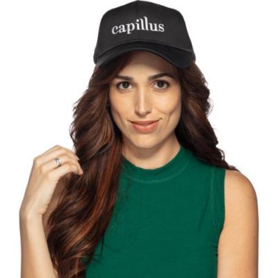 woman wearing capillus cap
